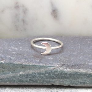 Little Crescent Moon Ring