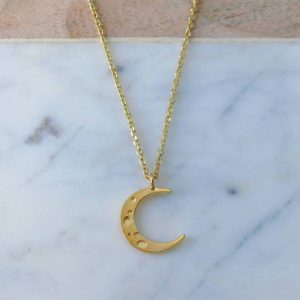 Crescent Moon Pendant