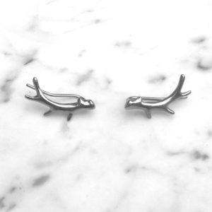 Silver Antler Ear Climbers