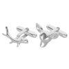 Stag antler and deer cufflinks