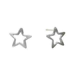 Star Outline Ear Studs
