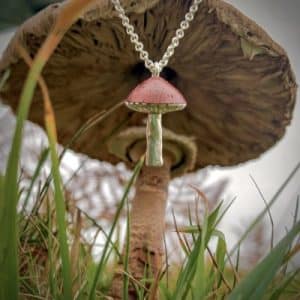 Big Wild Mushroom Pendant